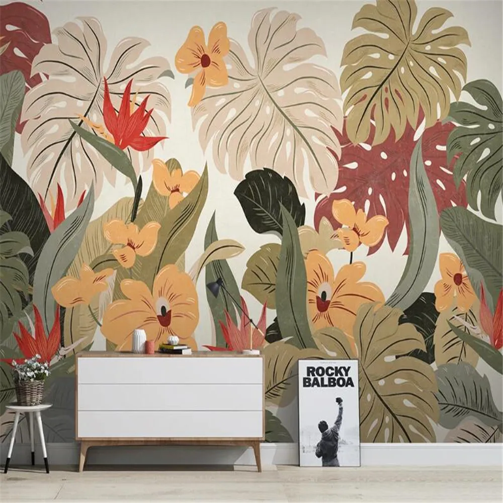 Настенные обои Milofi на заказ в скандинавском стиле, Тропическое растение, листья банана, ретро фон для телевизора, настенная роспись
Настенные обои Milofi на заказ в скандинавском стиле, Тропическое растение, листья банана, ретро фон для телевизора, настенная роспись