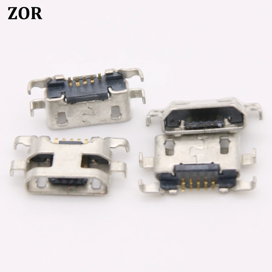 100 шт. для Fly IQ270 IQ441 IQ4412 IQ442Q IQ446Magic2 IQ4491 IQ453 5 контактный разъем micro mini USB Тип B