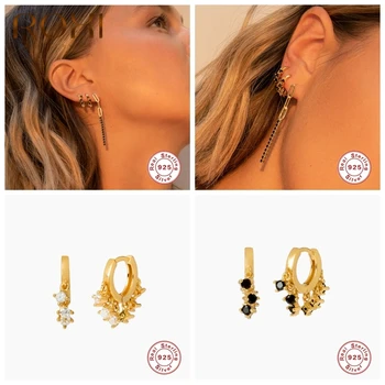 ROXI Vintage Drop Square Zircon Crystals Hoop Earrings for Women Girls Black White Stone Wedding Earrings 925 Sterling Silver
ROXI Vintage Drop Square Zircon Crystals Hoop Earrings for Women Girls Black White Stone Wedding Earrings 925 Sterling Silver