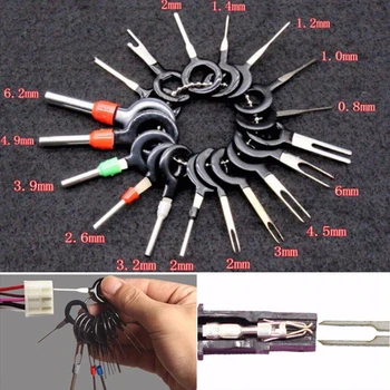 26pcs Auto Terminal Repair Hand Tools Car Terminal Removal Tool Wire Plug Connector Extractor Puller Release Pin Extractor Kit
26pcs Auto Terminal Repair Hand Tools Car Terminal Removal Tool Wire Plug Connector Extractor Puller Release Pin Extractor Kit