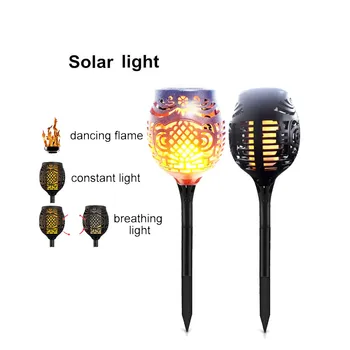 Solar 96LED Lawn Dancing flame Torch Lights radar 3 working mode NEW LED Flame Flicke torch Landscape Garden Lamp L
Solar 96LED Lawn Dancing flame Torch Lights radar 3 working mode NEW LED Flame Flicke torch Landscape Garden Lamp L