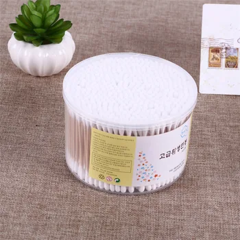 500pcs/box Disposable Makeup Double Tip Cotton Buds Applicator Stick Round Tips Cotton Swabs Q-tips for Personal Baby Pet Care
500pcs/box Disposable Makeup Double Tip Cotton Buds Applicator Stick Round Tips Cotton Swabs Q-tips for Personal Baby Pet Care