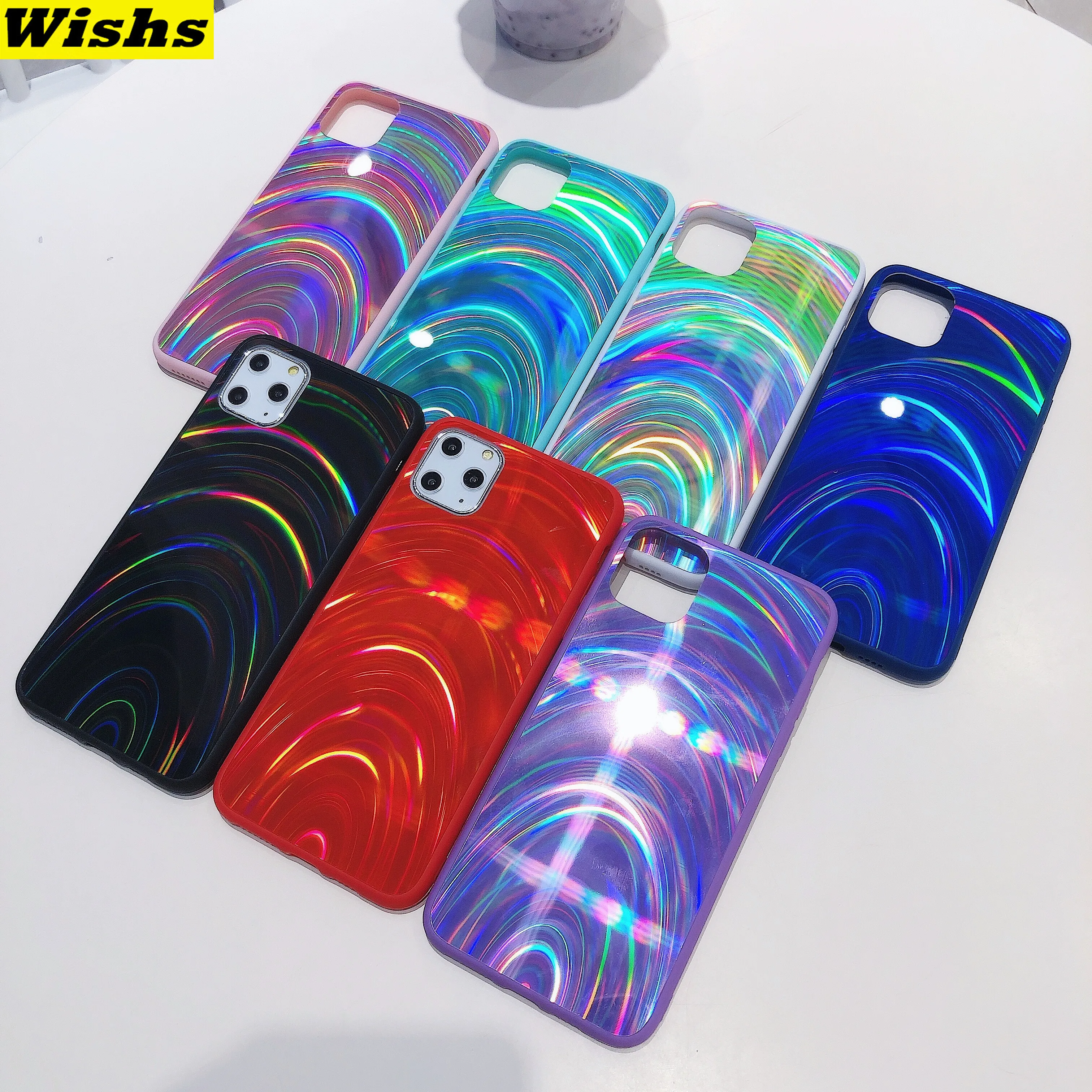 Rainbow Gradient Laser Mirror case For iPhone 11proMax XR XS max SE 6s 7 8plus dazzle color shell cover case coque cool fashion
Rainbow Gradient Laser Mirror case For iPhone 11proMax XR XS max SE 6s 7 8plus dazzle color shell cover case coque cool fashion