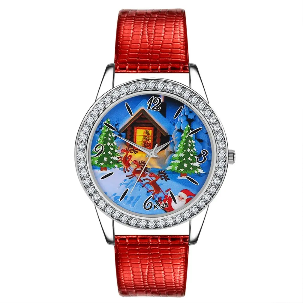 K125-X Christmas Series Pattern Fashion Girls Quartz Watch Round Dial PU Leather Strap Rhinestone Decor Casual Women Watch
K125-X Christmas Series Pattern Fashion Girls Quartz Watch Round Dial PU Leather Strap Rhinestone Decor Casual Women Watch