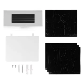 Solar Powered House Door Sign Plaque Number LED Wall Light Outdoor DIY Decor New
Solar Powered House Door Sign Plaque Number LED Wall Light Outdoor DIY Decor New