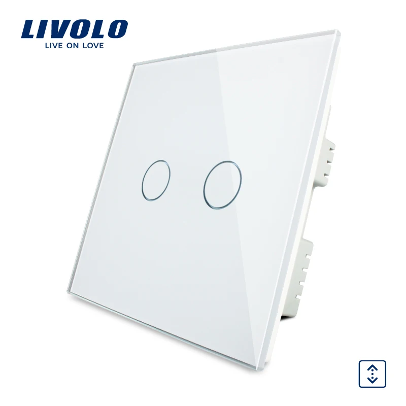 LIVOLO UK standard Touch Curtain Switch ,Glass Panel,AC 220~250V,,blind switch 
LIVOLO UK standard Touch Curtain Switch ,Glass Panel,AC 220~250V,,blind switch