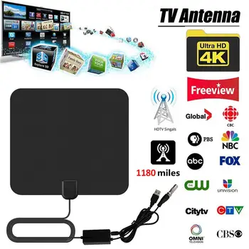 1180 Miles 4K Digital HDTV Indoor TV Antenna with Amplifier Signal Booster TV Radius Surf Fox Antena HD TV Antennas Aerial 
1180 Miles 4K Digital HDTV Indoor TV Antenna with Amplifier Signal Booster TV Radius Surf Fox Antena HD TV Antennas Aerial