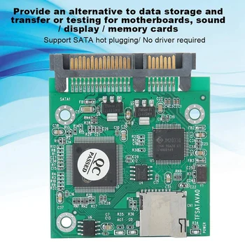 SATA Adapter Card, TF to SATA Adapter Card for Windows 3.1/ NT4 / 98SE / 2000 / XP/Vista/Mac/Linux, Replacing Sata with TF Card
SATA Adapter Card, TF to SATA Adapter Card for Windows 3.1/ NT4 / 98SE / 2000 / XP/Vista/Mac/Linux, Replacing Sata with TF Card
