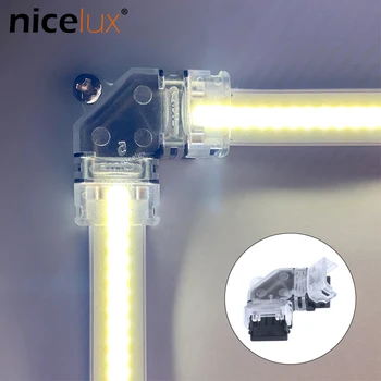 High-Density 2/4pin L Shape LED Strip Connector for RGB Single Color 3528 5050 LED Strip Light Wire Connection Terminal 10pcs
High-Density 2/4pin L Shape LED Strip Connector for RGB Single Color 3528 5050 LED Strip Light Wire Connection Terminal 10pcs