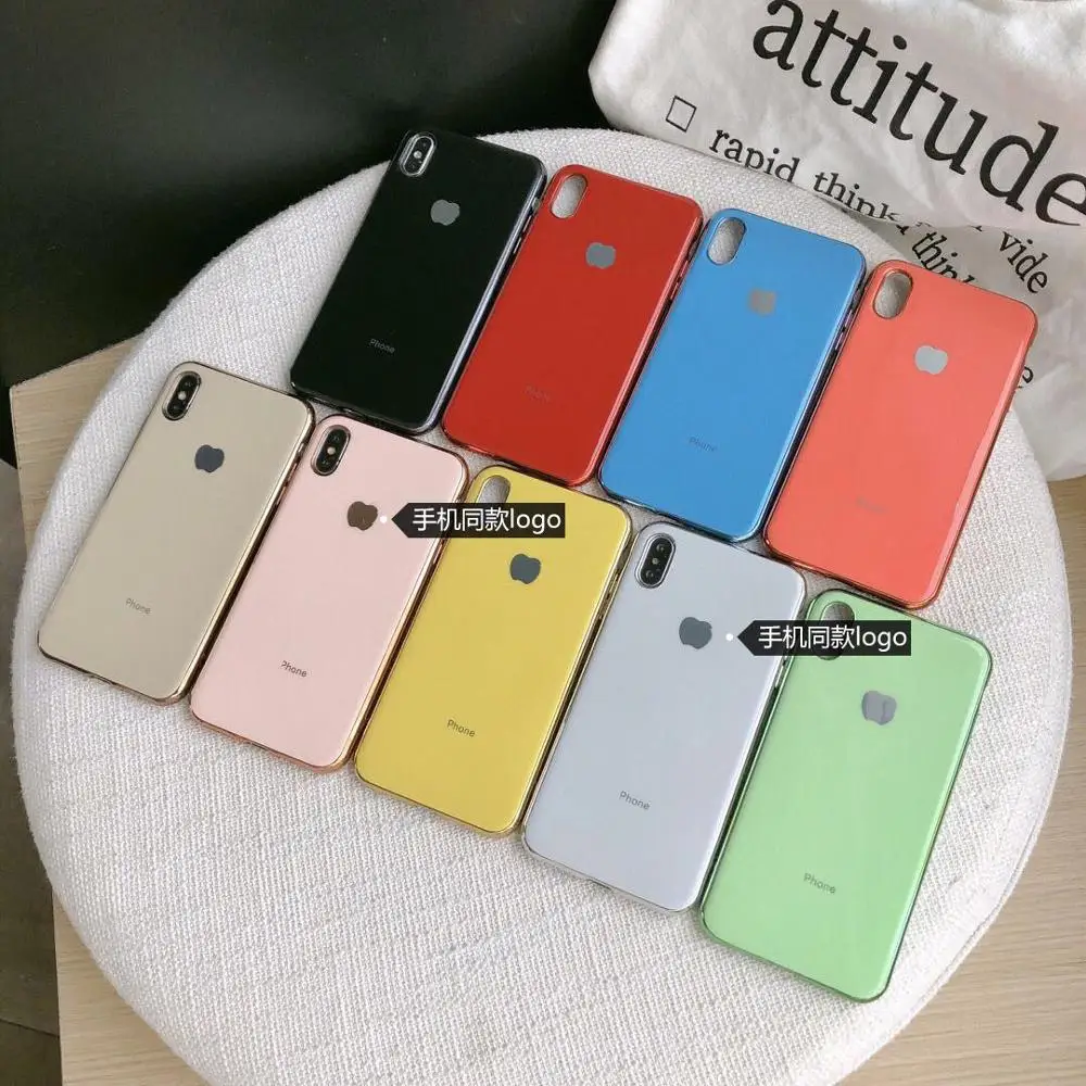 For iphone 6 7 8 Plus Case Colorful luxury Shockproof Electroplate Frame+Soft Tpu case cover for iphone XS XR XS MAX Coque
For iphone 6 7 8 Plus Case Colorful luxury Shockproof Electroplate Frame+Soft Tpu case cover for iphone XS XR XS MAX Coque