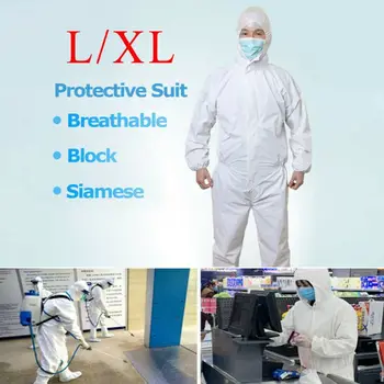 1 set Pollution prevention Breathable Disposable Coveralls Clothing Protective Safety Overalls Suit Full Protection
1 set Pollution prevention Breathable Disposable Coveralls Clothing Protective Safety Overalls Suit Full Protection