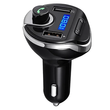 Car Bluetooth 4.2 Fm Transmitter T20 Car Kit Handsfree Receiver o Music Lcd Mp3 Player Dual USB Car Charger
Car Bluetooth 4.2 Fm Transmitter T20 Car Kit Handsfree Receiver o Music Lcd Mp3 Player Dual USB Car Charger
