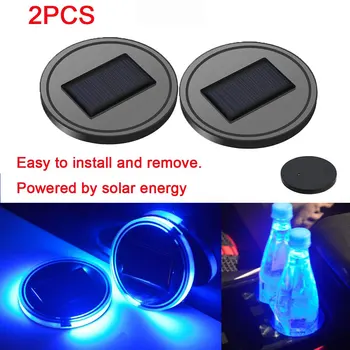 Solar Powered LED Car Cup Holder Mat Pad Drink Bottle Coaster With Light And Vibration Sensor Car Interior Decoration
Solar Powered LED Car Cup Holder Mat Pad Drink Bottle Coaster With Light And Vibration Sensor Car Interior Decoration