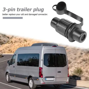 3 Pin 12V EU Waterproof Cable Connector Socket Plug Plastic and Metal Silicone Rubber Gasket for Trailer Caravan Truck
3 Pin 12V EU Waterproof Cable Connector Socket Plug Plastic and Metal Silicone Rubber Gasket for Trailer Caravan Truck