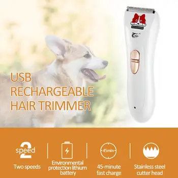 Pets Trim Dog Hair Clipper Pet Hair Trimmer Security Fast Cat Charging Type White Stainless Steel
Pets Trim Dog Hair Clipper Pet Hair Trimmer Security Fast Cat Charging Type White Stainless Steel