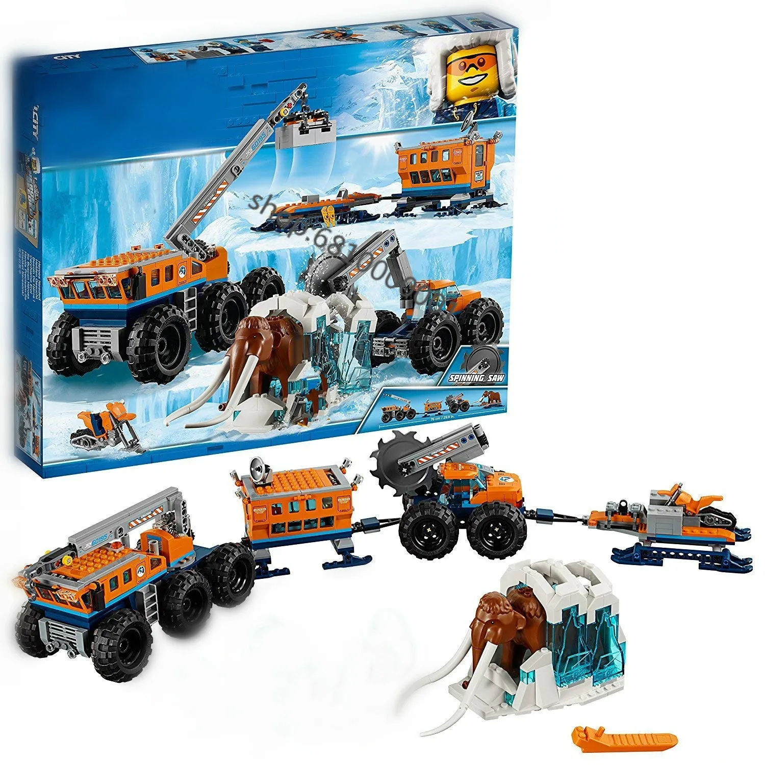 Friends CITY Arctic Exploration Mobile Base Building Blocks Bricks Compatible City Model Building Toys for Child Boys 60192
Friends CITY Arctic Exploration Mobile Base Building Blocks Bricks Compatible City Model Building Toys for Child Boys 60192
