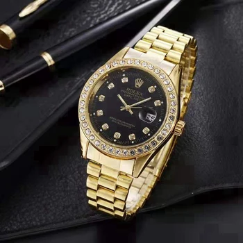 rolex- Luxury Brand quartz women Watches Quartz Watch Stainless Steel Strap wristwatch classic business dress men watch 987
rolex- Luxury Brand quartz women Watches Quartz Watch Stainless Steel Strap wristwatch classic business dress men watch 987