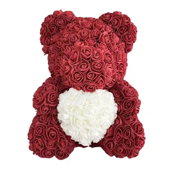 2020 NEW 40cm Soap Foam Bear of Roses Teddi Bear Rose Flower Artificial New Year Gifts for Women Valentines Gift Christmas 
2020 NEW 40cm Soap Foam Bear of Roses Teddi Bear Rose Flower Artificial New Year Gifts for Women Valentines Gift Christmas