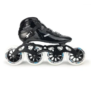 Cityrun-프로페셔널 스피드 인라인 롤러 스케이트, 탄소 섬유 부츠, mf 휠, 마라톤 레이싱, 스피드 스케이팅 신발