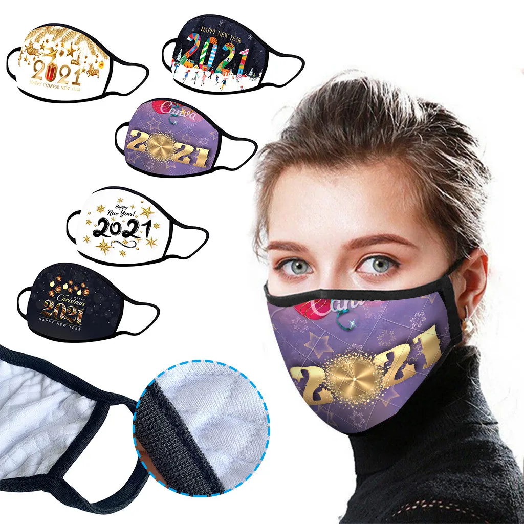 Fast Delivery 2PC 2021 Happy New Years Mask Adult Washable Reusable Cover Face Masks Headband masque en tissu Mascherina Masken
Fast Delivery 2PC 2021 Happy New Years Mask Adult Washable Reusable Cover Face Masks Headband masque en tissu Mascherina Masken