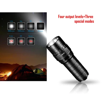 IMALENT 2019 DN70 Tail Cap XHP70 3800LM 6 Modes 325 Meters Multi-Level USB Rechargeable LED Flashlight IPX-8 waterproof Torch
IMALENT 2019 DN70 Tail Cap XHP70 3800LM 6 Modes 325 Meters Multi-Level USB Rechargeable LED Flashlight IPX-8 waterproof Torch