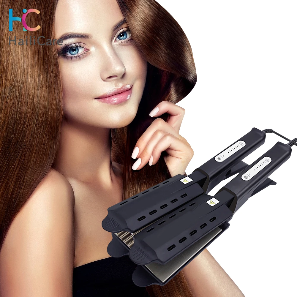 Professional Steam Hair Straightener Ceramic Tourmaline Ionic Flat Iron Hair Splint Bang Hair Styling Tool for Women Widen Panel
Professional Steam Hair Straightener Ceramic Tourmaline Ionic Flat Iron Hair Splint Bang Hair Styling Tool for Women Widen Panel