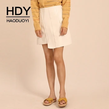 HDY Haoduoyi 2019 New Arrival Autumn Fashion PU High Waist Slimming Personality Irregular Design A-line Skirt Short Skirt
HDY Haoduoyi 2019 New Arrival Autumn Fashion PU High Waist Slimming Personality Irregular Design A-line Skirt Short Skirt