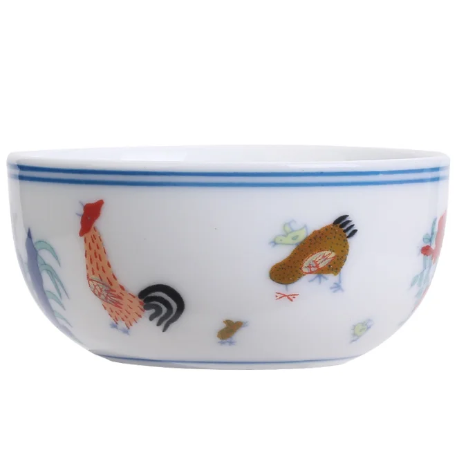 

Manufacturer Kung Fu Tea Cup Antique Dacheng Minghua Doucai Chicken Crock Cup Ming White Porcelain Master Cup cup