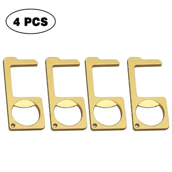 4pcs Portable Non-contact EDC Door Opener Durable Elevator Button Press Stylus Keychain Opening Tool
4pcs Portable Non-contact EDC Door Opener Durable Elevator Button Press Stylus Keychain Opening Tool