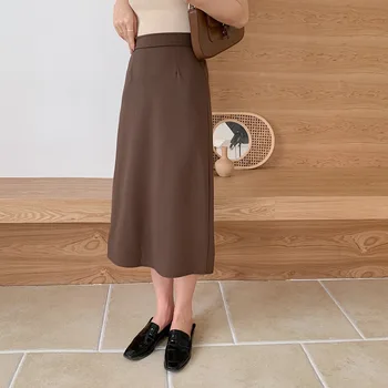 2020 Spring Summer Korean New Style High-waisted Skirt Elastic Waist A- Line Solid Color Women's Skirt
2020 Spring Summer Korean New Style High-waisted Skirt Elastic Waist A- Line Solid Color Women's Skirt
