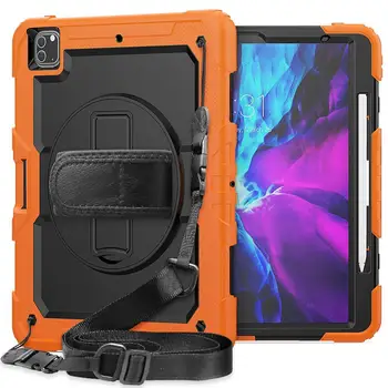 Tablet Protect Case For IPad Pro 12.9 inch 2020 360 Rotating Kids Shockproof Silicone Stand Cover With Pen slot Funda+pen+Straps
Tablet Protect Case For IPad Pro 12.9 inch 2020 360 Rotating Kids Shockproof Silicone Stand Cover With Pen slot Funda+pen+Straps