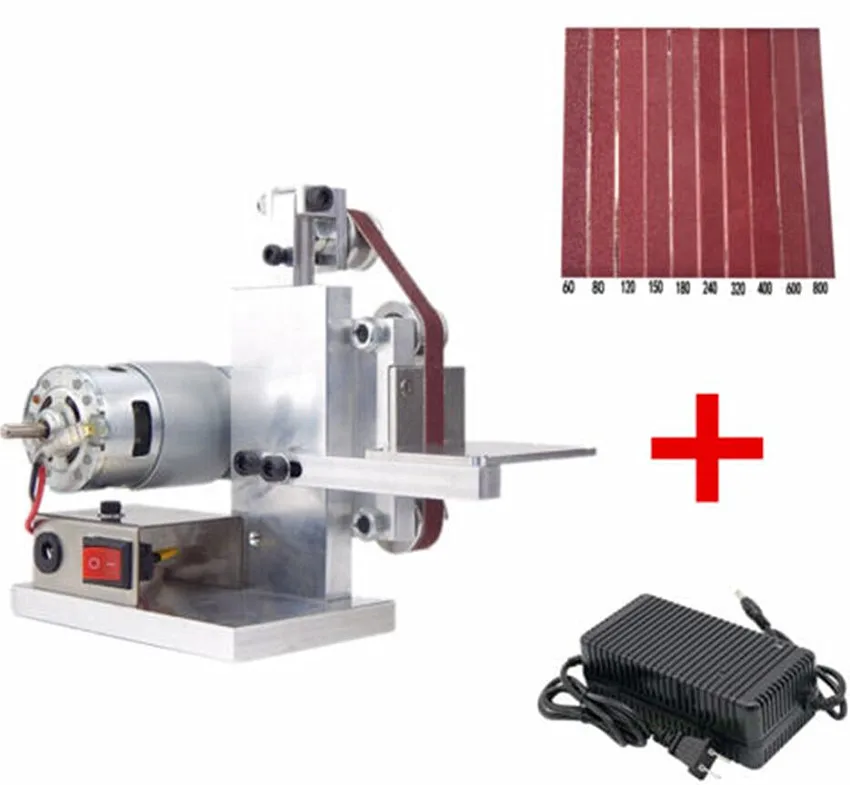 1Set DIY Micro Belt Machine Electric Mini Polishing Sanding Machine Bench Sander DC12-24V
1Set DIY Micro Belt Machine Electric Mini Polishing Sanding Machine Bench Sander DC12-24V