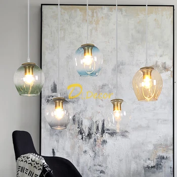 Modern LED Glass Pendant Lights Lighting Nordic Lustre Pendant Lamp For Living Room Dining Room Bedrom Bedisde Deco Hanging Lamp 
Modern LED Glass Pendant Lights Lighting Nordic Lustre Pendant Lamp For Living Room Dining Room Bedrom Bedisde Deco Hanging Lamp