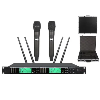 2 x 100 Channels UHF Dual Wireless Microphone Long Range Professional True Diversity Stage Performance Microphone System
2 x 100 Channels UHF Dual Wireless Microphone Long Range Professional True Diversity Stage Performance Microphone System