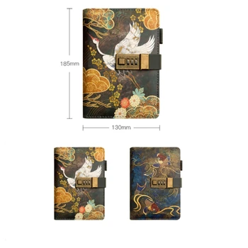 A6 Notepad Sub-Notebook Diary with Lock Hand Book Password Lock Notebook Travel Planner Journal Student Code Lock Note Books Off
A6 Notepad Sub-Notebook Diary with Lock Hand Book Password Lock Notebook Travel Planner Journal Student Code Lock Note Books Off