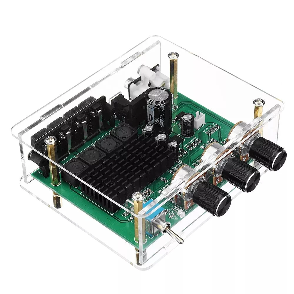 TPA3116D2 Stereo Amplifier Audio Board 2*80W TPA3116 Digital Amplifier DIY Sound Preamplifier Tone High Power Speaker Amplifiers
TPA3116D2 Stereo Amplifier Audio Board 2*80W TPA3116 Digital Amplifier DIY Sound Preamplifier Tone High Power Speaker Amplifiers