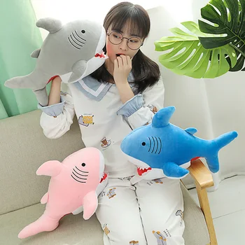 47CM Cute Plush Toy Down Cotton Filled Animal Ocean Shark Warm Hand Covering Plush Doll Hedging Shark Cushion Sofa Pillow Home D
47CM Cute Plush Toy Down Cotton Filled Animal Ocean Shark Warm Hand Covering Plush Doll Hedging Shark Cushion Sofa Pillow Home D