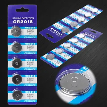 5PCS Button Battery CR2016 3V Lithium Cell Coin Batteries LM2016 BR2016 DL2016 Watch Electronic Promotion Toy Remote
5PCS Button Battery CR2016 3V Lithium Cell Coin Batteries LM2016 BR2016 DL2016 Watch Electronic Promotion Toy Remote