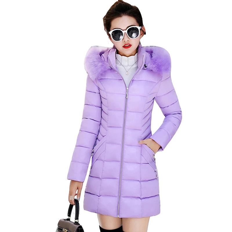 2019 new Parker cotton clothing women's medium long hooded fur collar down cotton Slim jackets large size winter thick coat
2019 new Parker cotton clothing women's medium long hooded fur collar down cotton Slim jackets large size winter thick coat