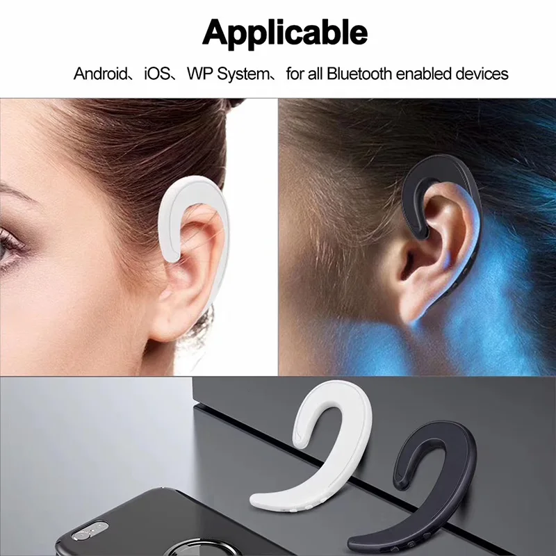 Bluetooth 5.0 Wireless Not In-Ear Headphones With Mic ABS Bone Conduction Earphones for Smartphone Automatic Pairing Earbuds
Bluetooth 5.0 Wireless Not In-Ear Headphones With Mic ABS Bone Conduction Earphones for Smartphone Automatic Pairing Earbuds