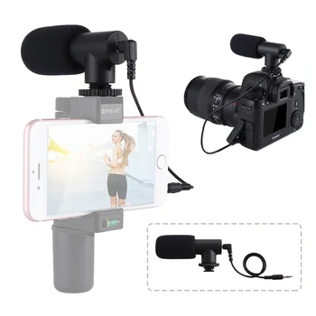 PULUZ 3.5mm Audio Stereo Microphone for DSLR DV Filmmaking Recoding Photography Interview for Smartphone Vlog Video Accessories
PULUZ 3.5mm Audio Stereo Microphone for DSLR DV Filmmaking Recoding Photography Interview for Smartphone Vlog Video Accessories