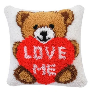 Latch Hook Cushion Love Pattern Pillow Case Crochet Art & Crafts Acrylic Yarn for Embroidery Sofa Bed Cushion Cover Home Decor
Latch Hook Cushion Love Pattern Pillow Case Crochet Art & Crafts Acrylic Yarn for Embroidery Sofa Bed Cushion Cover Home Decor