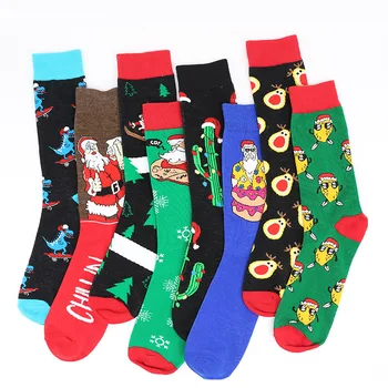 Breathable Antiskid Crew Socks Food Personality Cartoon Christmas Happy Men Socks Funny Avocado Hip Hop Trend Calcetines Hombre
Breathable Antiskid Crew Socks Food Personality Cartoon Christmas Happy Men Socks Funny Avocado Hip Hop Trend Calcetines Hombre