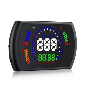 S600 Car Head Up Display 5.8 Inch Digital Speedometer Car HUD OBD2 Windshield Projector Speed Fatigue Driving Reminder
S600 Car Head Up Display 5.8 Inch Digital Speedometer Car HUD OBD2 Windshield Projector Speed Fatigue Driving Reminder