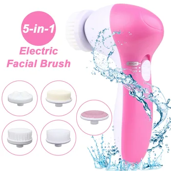 5 in 1 Electric Facial Cleanser Wash Face Cleaning Machine Skin Pore Cleaner Body Cleansing Massage Beauty Massager Clean Tools
5 in 1 Electric Facial Cleanser Wash Face Cleaning Machine Skin Pore Cleaner Body Cleansing Massage Beauty Massager Clean Tools