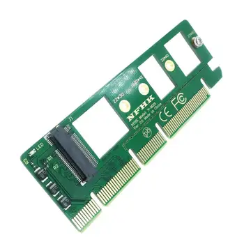 

PCI-E 3.0 16x x4 to M-key NGFF NVME AHCI SSD Adapter for XP941 SM951 PM951 A110 m6e 960 EVO SSD