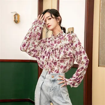 HziriP Retro Print Floral Chiffon Fresh Vintage 2020 Casual Plus Size Sweet Tops Chic High Quality Full-Sleeved All Match Shirts
HziriP Retro Print Floral Chiffon Fresh Vintage 2020 Casual Plus Size Sweet Tops Chic High Quality Full-Sleeved All Match Shirts