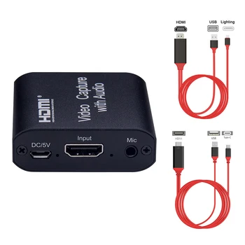 Adapter 4K Full HD Broadcast Video Card Computer Accessory 1080P Portable HDMI To USB 3.0 Plug And Play Game Recording
Adapter 4K Full HD Broadcast Video Card Computer Accessory 1080P Portable HDMI To USB 3.0 Plug And Play Game Recording