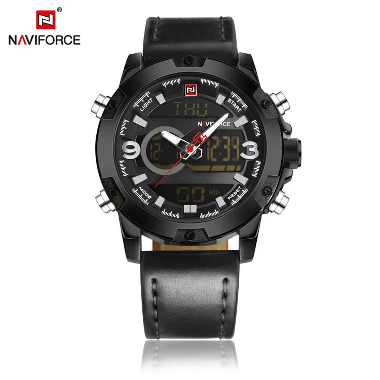 Naviforce Xiang New Style Men Multi-functional Night Light Dual Display Quartz Watch Supply of Goods 9097
Naviforce Xiang New Style Men Multi-functional Night Light Dual Display Quartz Watch Supply of Goods 9097