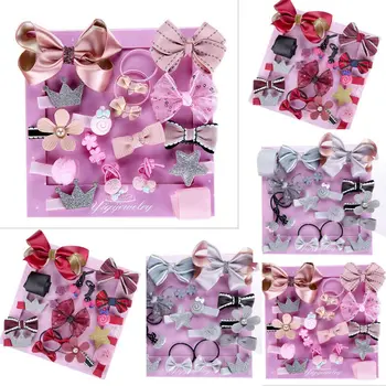 Imcute 1 Set 18 PCS New Kids Children Accessories Hairpins Barrettes Baby Fabric Bow Flower Headwear Hair clips Girls Headdress
Imcute 1 Set 18 PCS New Kids Children Accessories Hairpins Barrettes Baby Fabric Bow Flower Headwear Hair clips Girls Headdress
